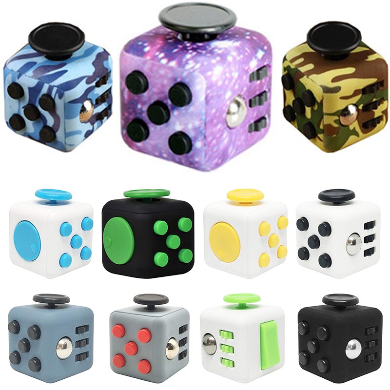 1pc Anxiety Stress Relief Attention Decompression Focus Fidget Gaming Dice Toys For kids Adult stress reliever fidget toy