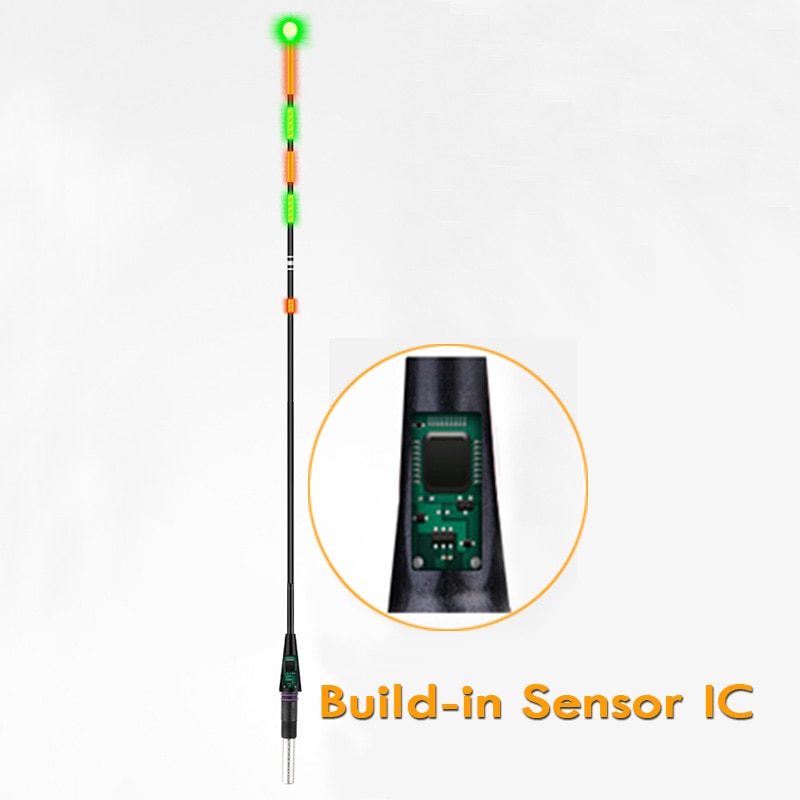 WLPFISHING Angeln schweben Elektrische Schwimmer Schwerkraft Sensor Clever IC Bauen-in Fisch Köder Antenne Ändern Farbe LED Leuchtende Schwimmer