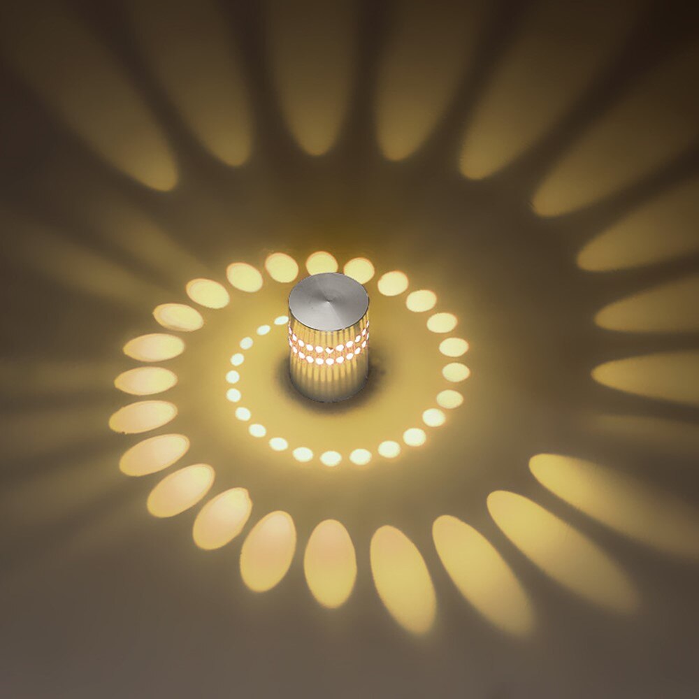 Färgglad spiral led downlight utanpåliggande led lampa spot light modern inomhus led spot belysning för hem ktv