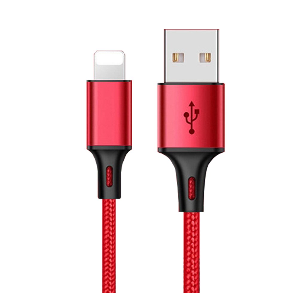 1M 2M 3M USB Charger Cable For iPhone 7 8 Plus 11 Pro XS Max X 5 5S 6 S 6S iPad Long i Phone Data Wire Origin Fast Charging Cord: Red / 3m