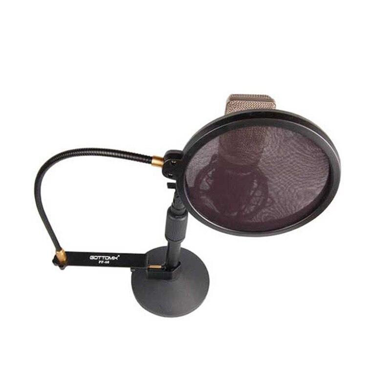 Gottomix Blowout Guard PF60 Dubbele Nylon Mesh Muziek Filter Opname Apparatuur Accessoires