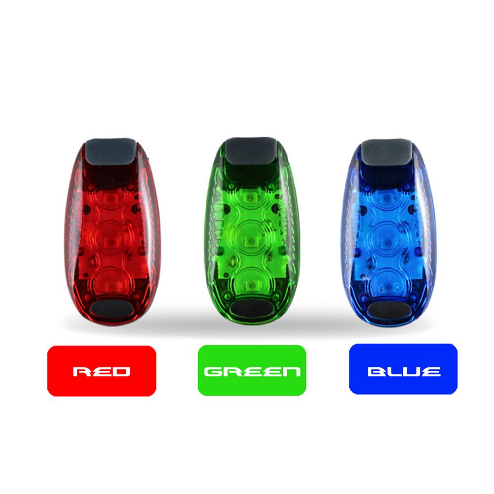 LED Safety Light Clip On Bike Backpack Hightlights for Runners Dogs Bike Walking Waterproof Portable Safety Warning Lights