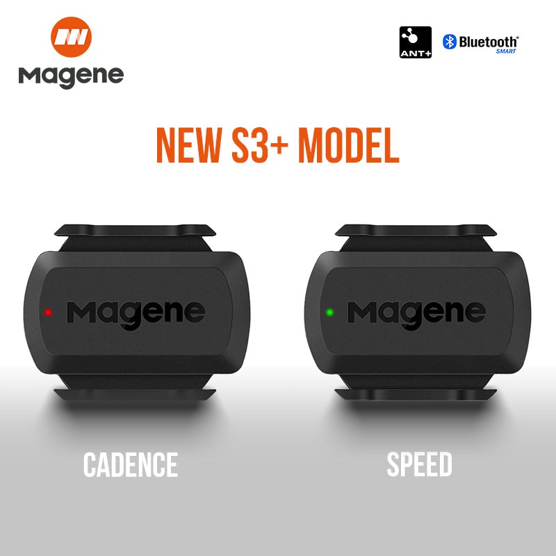 Sensor Magene S3 + de cadencia de velocidad, ordenador ANT + Bluetooth, velocímetro para Strava, Garmin, iGPSPORT, Bryton, Sensor Dual de ordenador de bicicleta