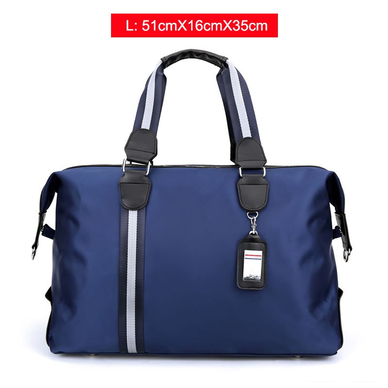 Multifunktions Männer Reise Handtasche -Geschäft Tasche lässig Aktentasche Duffle Taschen Paket Umhängetaschen Für Weibliche Laptop Tote: Blau L