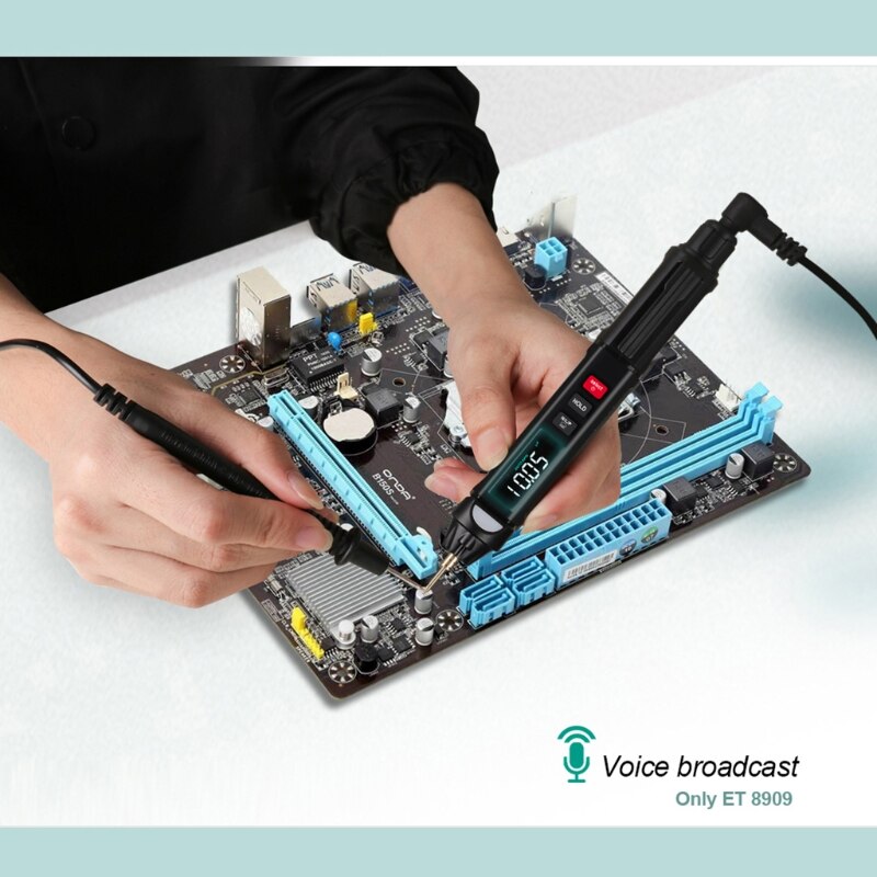 Q1JB Digital Multimeter DCV ACV Resistance Diode Continuity Capacitance Meter Phase Sequence Detector ET8906/ET8908 /ET8909