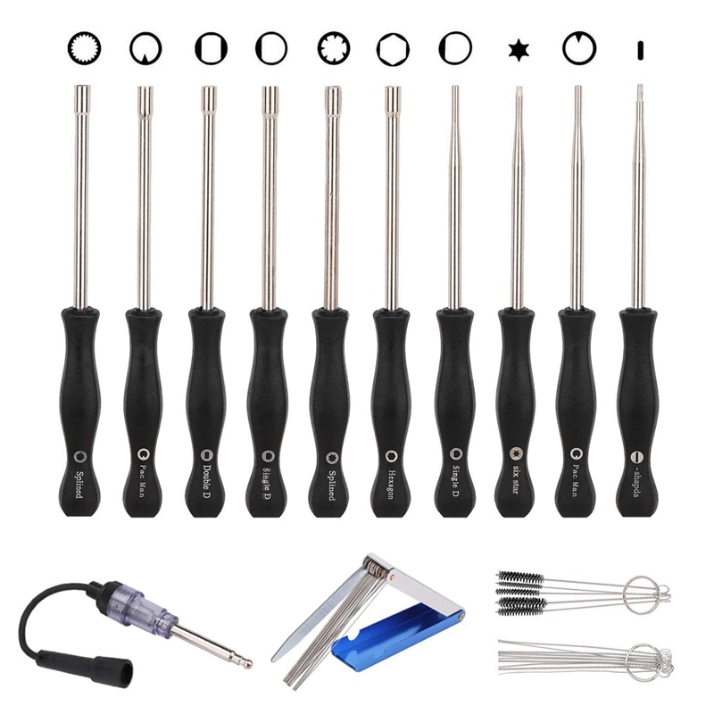 Carburetor Adjustment Tool Screwdriver Kit Cleaner Engine Ignition Tester for Common 2 Cycle Carburator Engine String /Trimmer/W: Default Title