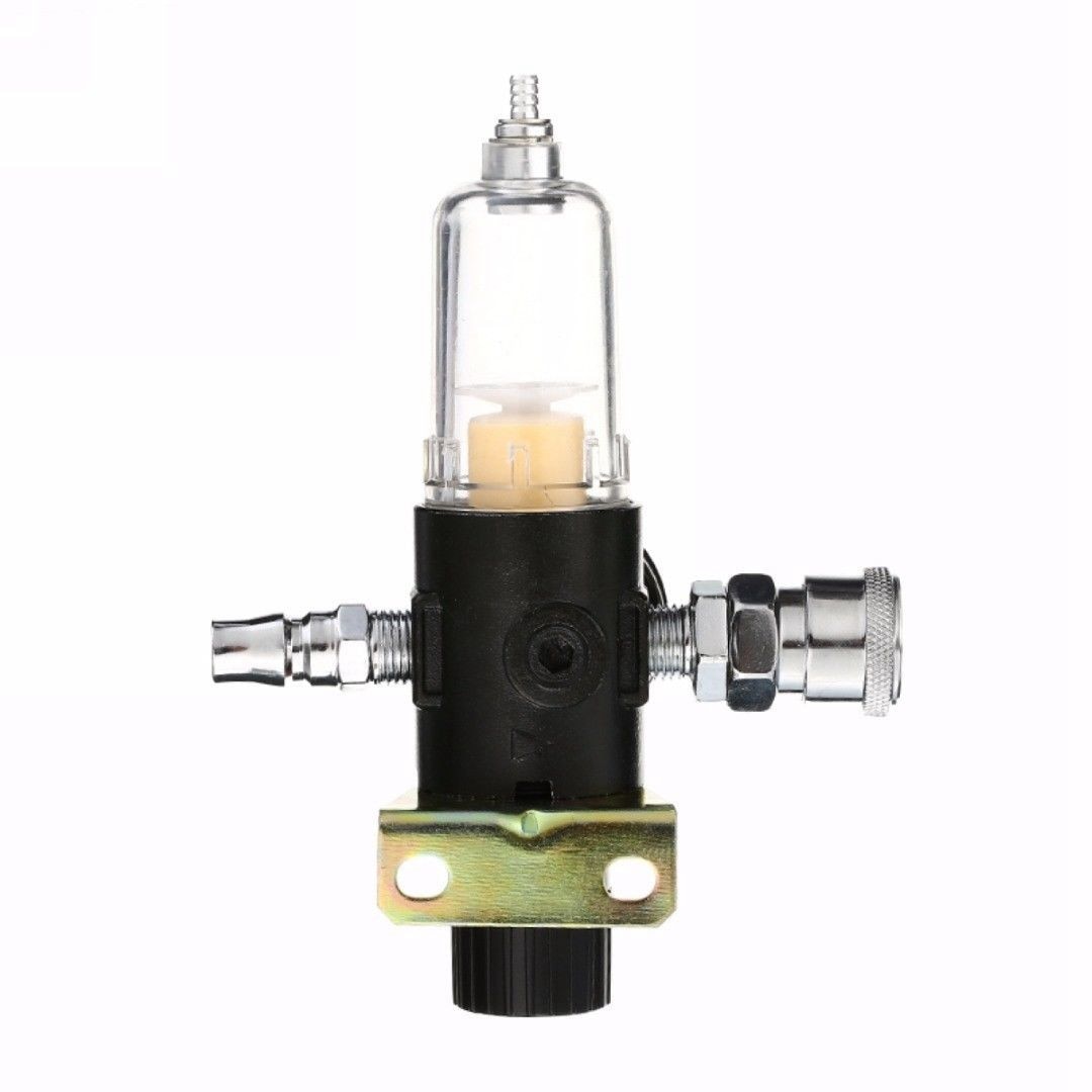 1/4 Luchtcompressor Met Fittings Joint Gratis Combinatie AFR2000 Luchtdruk Regulator Waterafscheider Trap Filter Airbrush