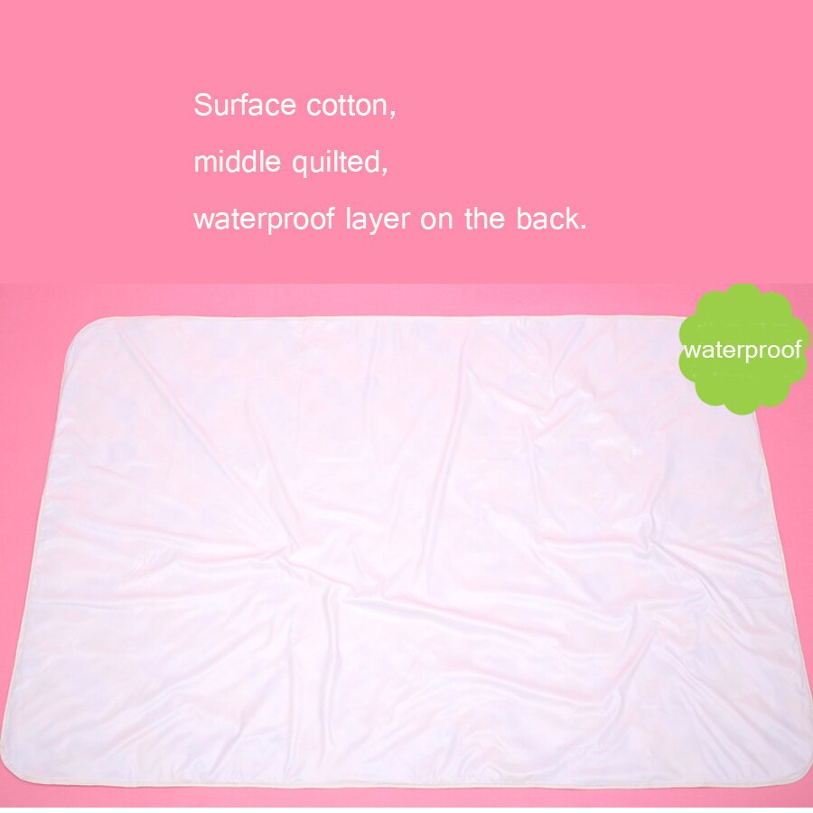 Ble blegeunderlag 30*45 cm vandtæt vaskbart sengetøj skiftedæksel nyfødt ble pad ark baby madras
