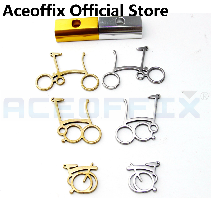 Aceoffix brompton koppar rostfri nyckelring