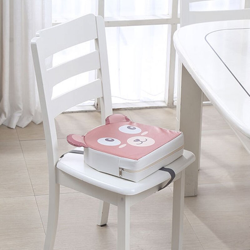 Kid PU Leather High Chair Pad Booster Dining Room Detachable Sponge Seat Cushion