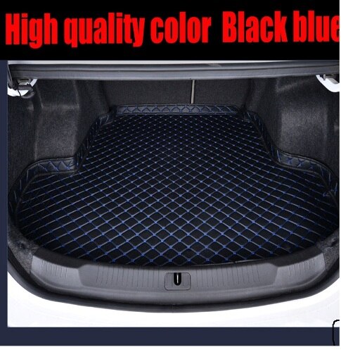 car Trunk mats for Mercedes Benz M ML GLE class W164 W166 250 300 320 350 400 450 500 550 rugs car styling carpet: Black blue