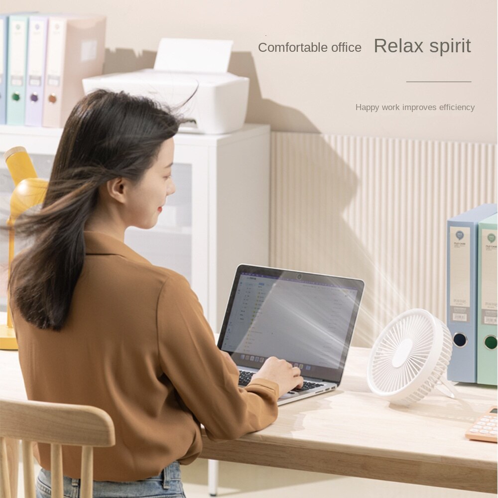 Multipurpose Portable Fan Outdoor Camping Portable Air Conditioner with Night Light 4000mAh Usb Rechargeable Fan Ventilador