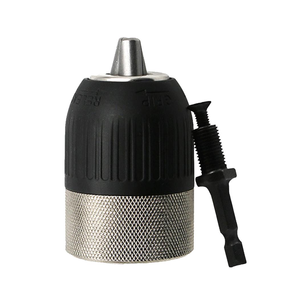 2-13Mm 3/8-24UNF Snelspanboorhouder Heavy Duty Impact Driver Boor Met 1/4 "Hexagon Adapter conversie Chuck