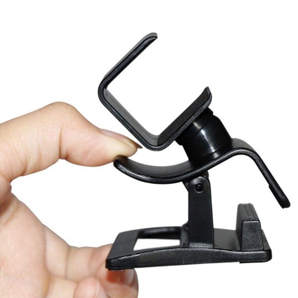 Soporte de rotación portátil ajustable para cámara PS4, Clip de TV, negro
