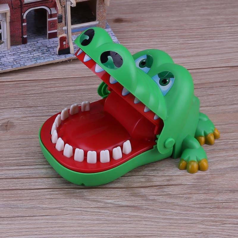 Cocodrilo boca dentista morder dedo juguete grande cocodrilo tirar dientes Bar juegos juguetes niños broma divertida juguete para niños