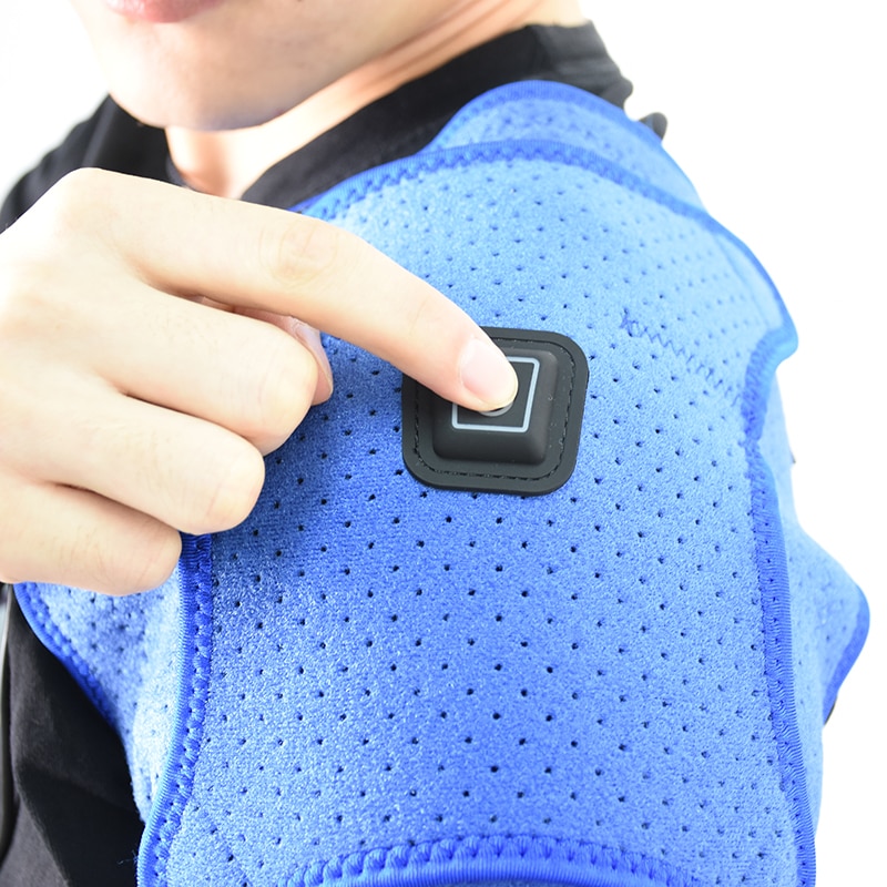 Bescherming Schouder Verwarming Pad Brace medische schouder wrap ondersteuning strap Bursitis Spieren Pijn