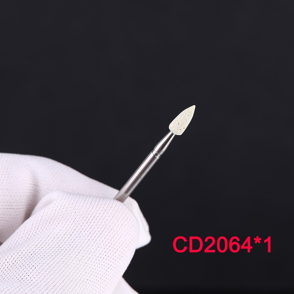 AZDENT Dental Lab Ceramic Diamond Stone Grinder Zirconia Porcelain Polish Polisher Polishing Grit Fine 2.35mm 6 Sizes: CD2064 1PC