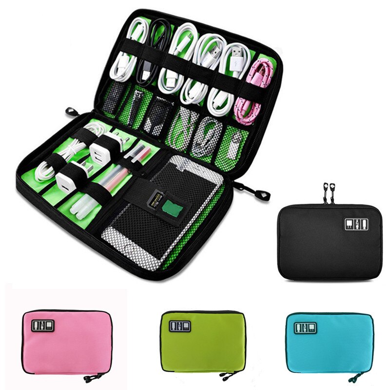 Tragbare Wasserdichte Reisetasche Kabel Organizer für Kopfhörer Kabel USB-Stöcke Lagerung Tasche Digitale Gerät Geräte Reise