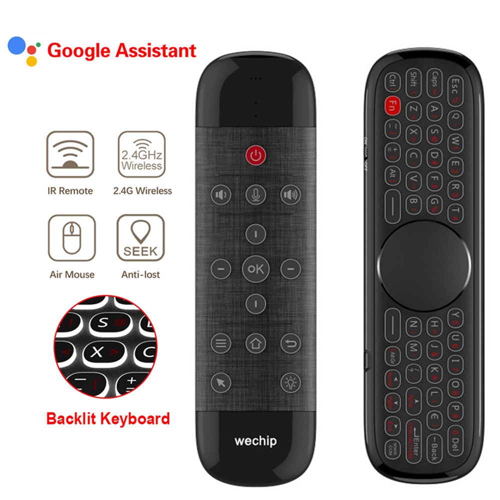 Q40 Air Mouse Voice Remote 2.4G Wireless Mini Keyboard Gyroscope Sensing IR Learning for Smart TV Box/mini PC /Projecter