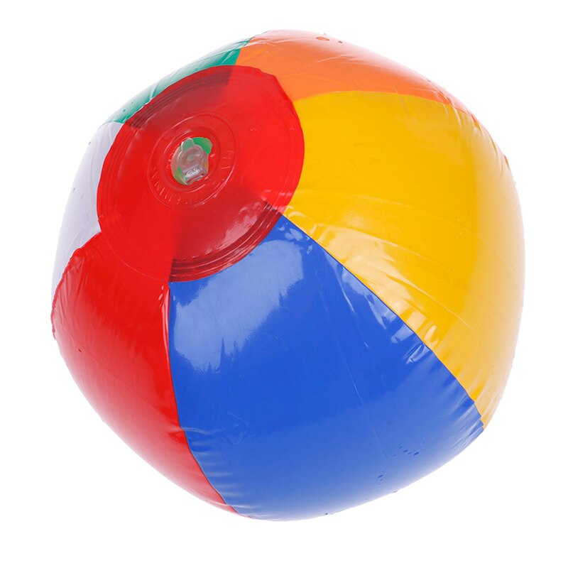 1pc 15cm år jul halloween leketøy regnbuefarge oppblåsbar badeball barnebursdag