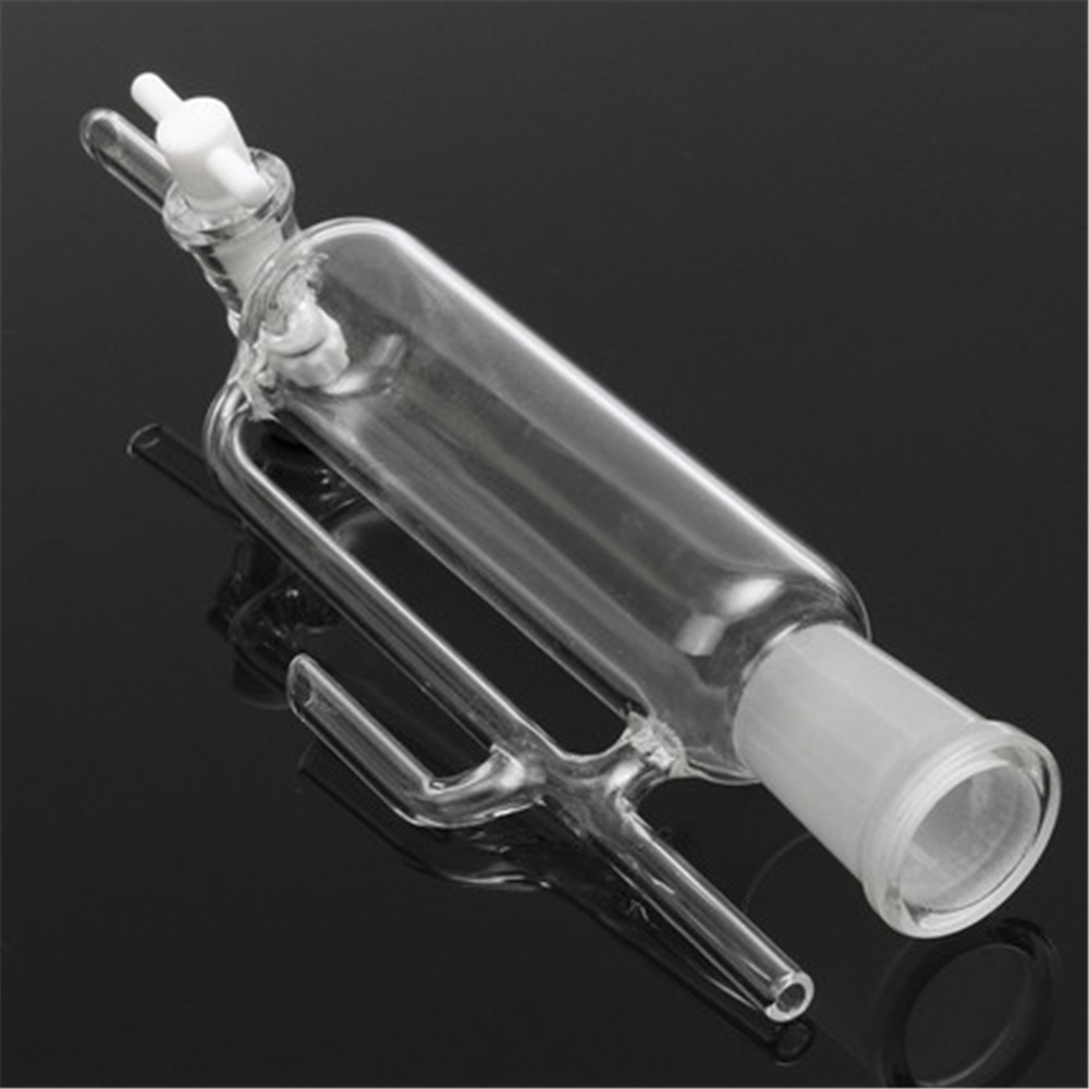Extractor Soxhlet de 100ml, 24/40, usado para unidad de destilación, receptor-separador de agua de aceite esencial, Kit de destilación de aceite