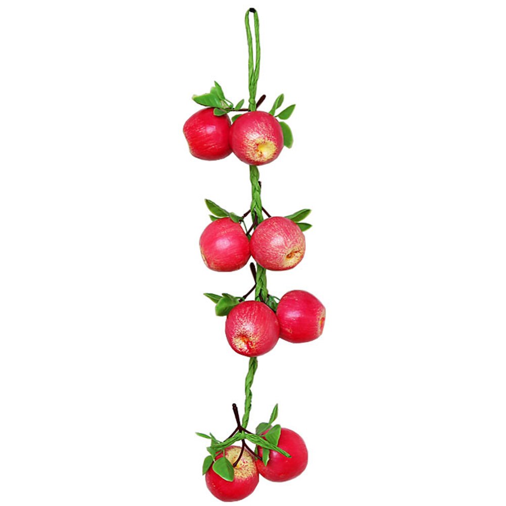 Simulación de patatas Chili cuerdas de fruta Artificial vegetal espuma modelo granja Hotel decoración del hogar fotografía Prop: Apples