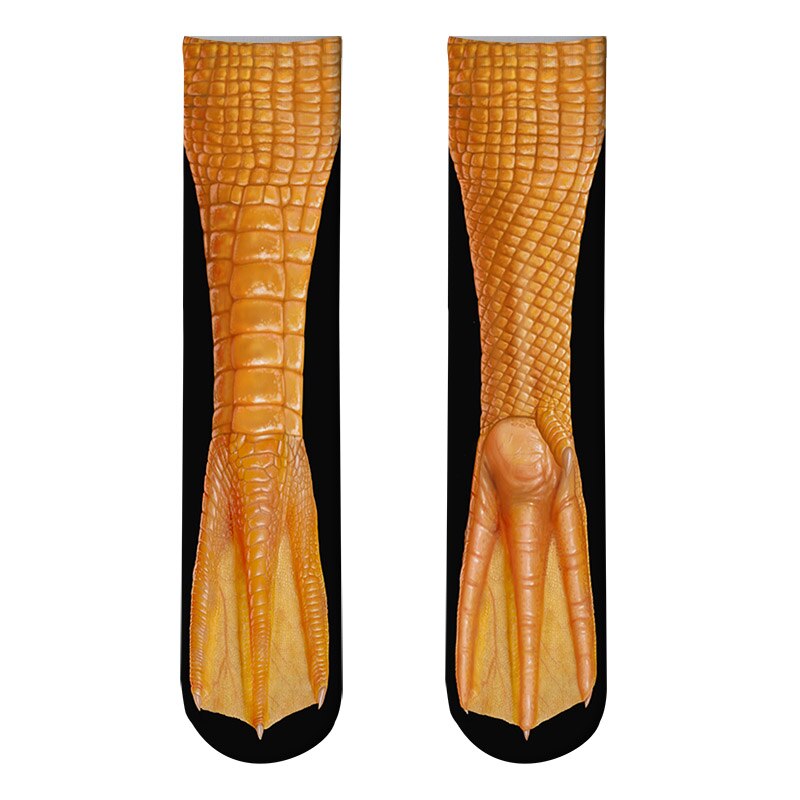 Dier Poot Crew Sokken Grappige Leopard Tijger Katoenen Sokken Voor Vrouwen Kawaii Voorraad Kat Hond Paard Zebra Varken Poot voor Party: 3