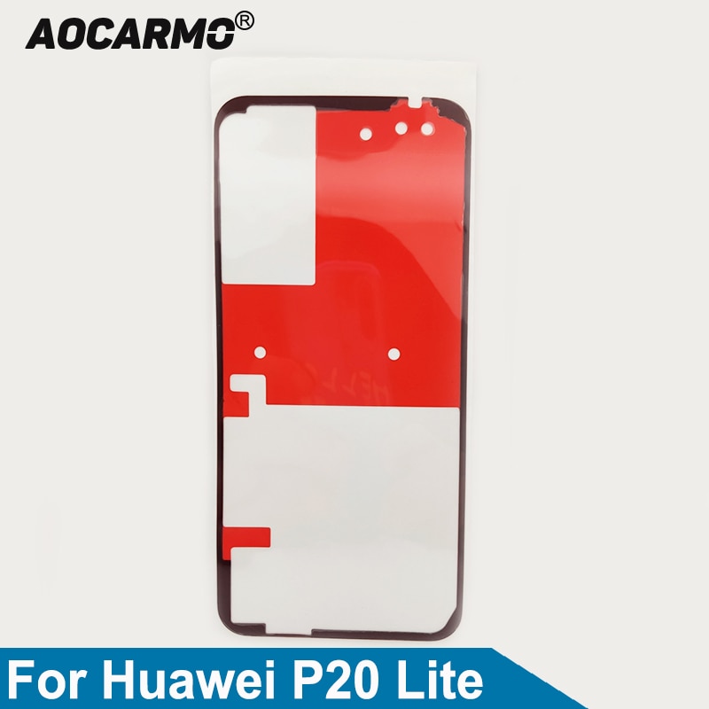 Aocarmo Terug Frame Batterij Cover Lijm Achter Deur Voor Lcd-scherm Sticker Lijm Tape Voor Huawei P20 Lite P20Lite Nova 3e
