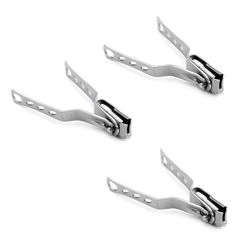 3X Stainless Steel Nail Tips Clipper Trimmer Manic... – Grandado