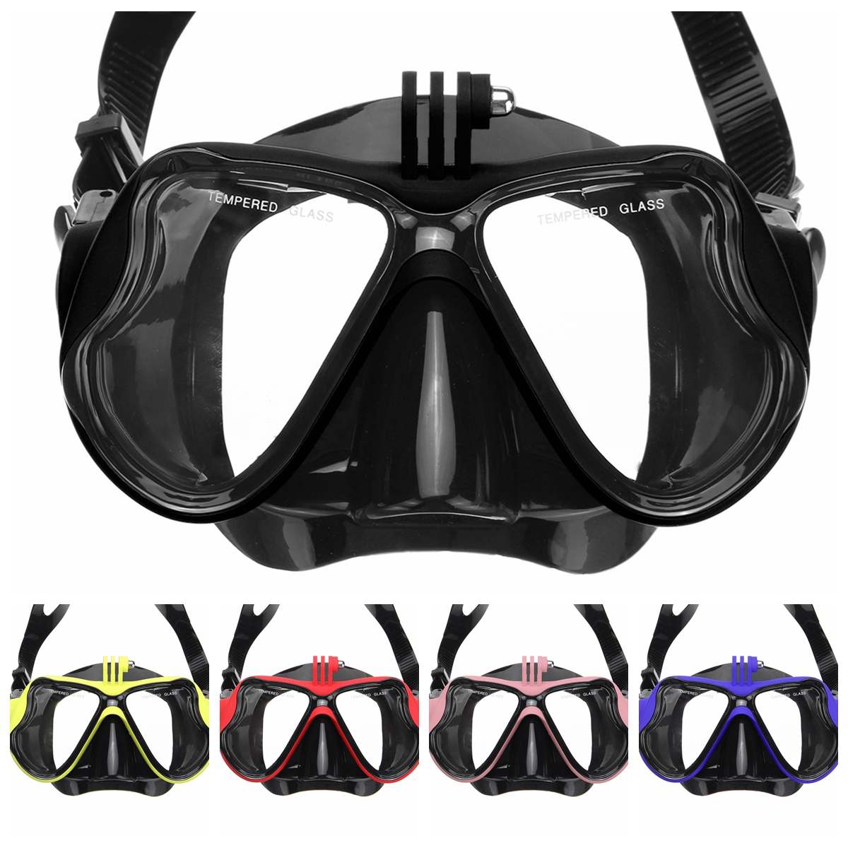 Populaire Sgodde Professionele Onderwater Camera Duikbril Duik Snorkel Zwembril Voor Gopro Sport Camera Strap