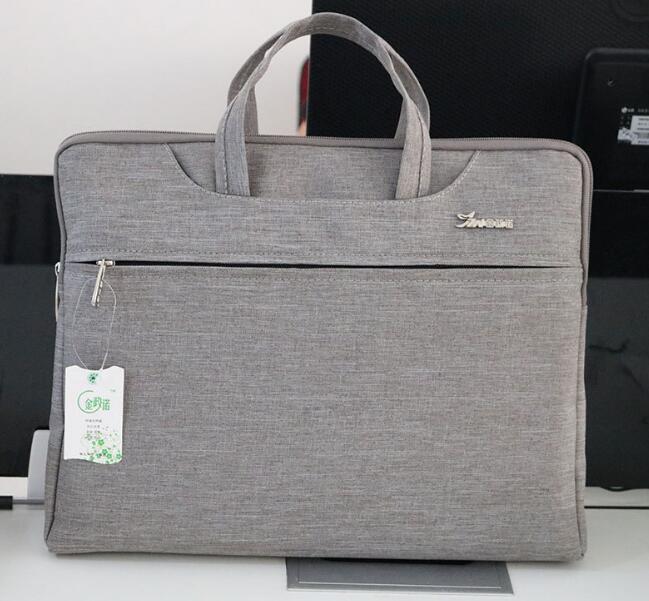 Heren aktetas map zakelijke multifunctionele computertas: Grijs