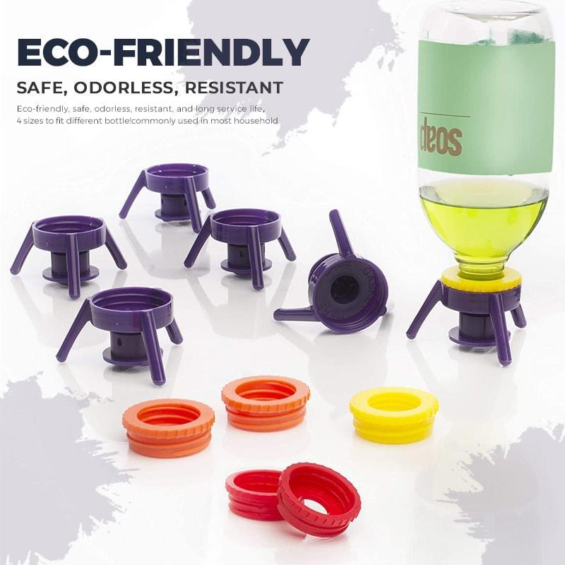 6pcs Drops Squeezing - Inverted Stand Cap Leak-proof squeeze cap closure cap bottle cap Tripod stand upside down stand cover