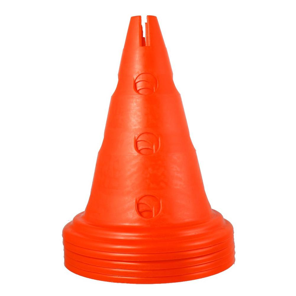 5Stck Zeichen Kegel FußBall Multi-Messgerät Marker Straße Zeichen Straße Block Ausbildung Kegel