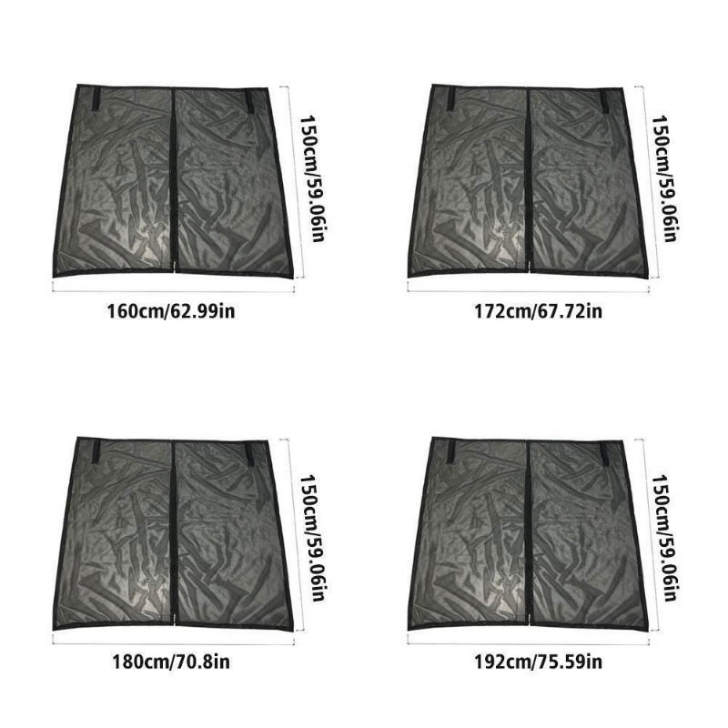 Mosquitera para puerta trasera de coche, pantalla magnética Universal, malla de ventilación para SUV MPV, mosquiteras para moscas y mosquitos de verano
