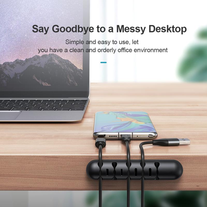 5 Pack Clips Câble Organisateur Bureau, Câble Direction Clips Adhésif