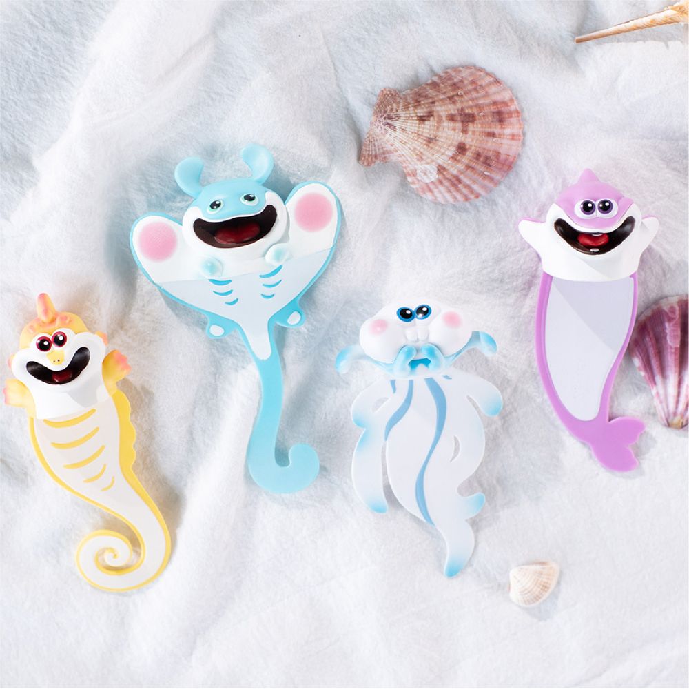 3D Panda Shiba Inu Funny PVC Book Markers Lovely Bookmarks Cartoon Animal Bookmark Cute eal Octopus School Supplies