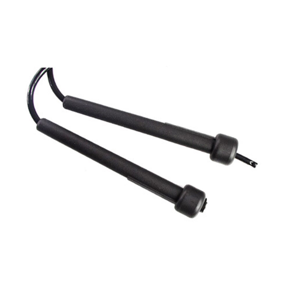 Cuerdas de saltar de longitud ajustable para boxeo, salto, velocidad, deportes, Fitness, equipo de Fitness portátil negro, 280cm