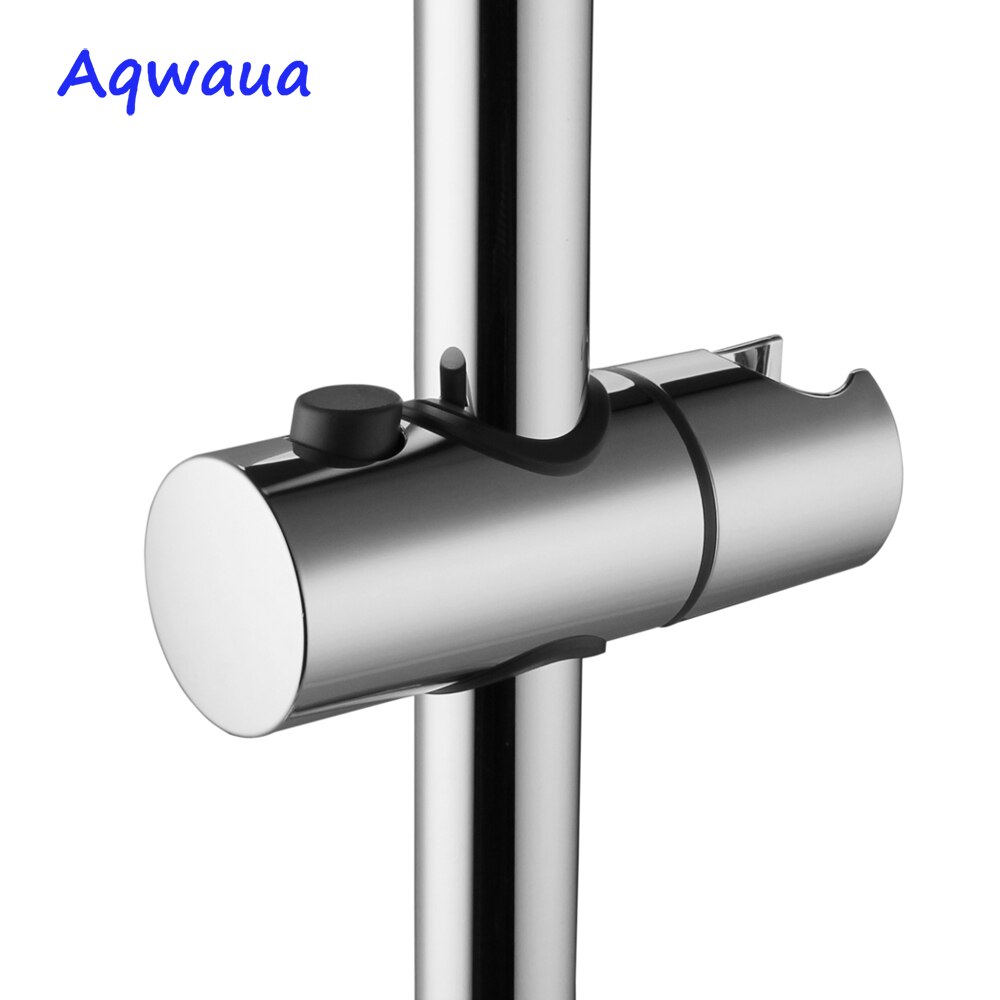 Aqwaua Handheld Shower Head Holder Adjustable Height & Angle Sliding Bar Sprayer Replacement Part for Showers 22-25mm