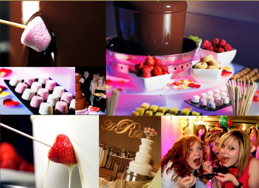 Mini fuente de Chocolate de , máquina de Fondue, fundido de Chocolate con calefacción