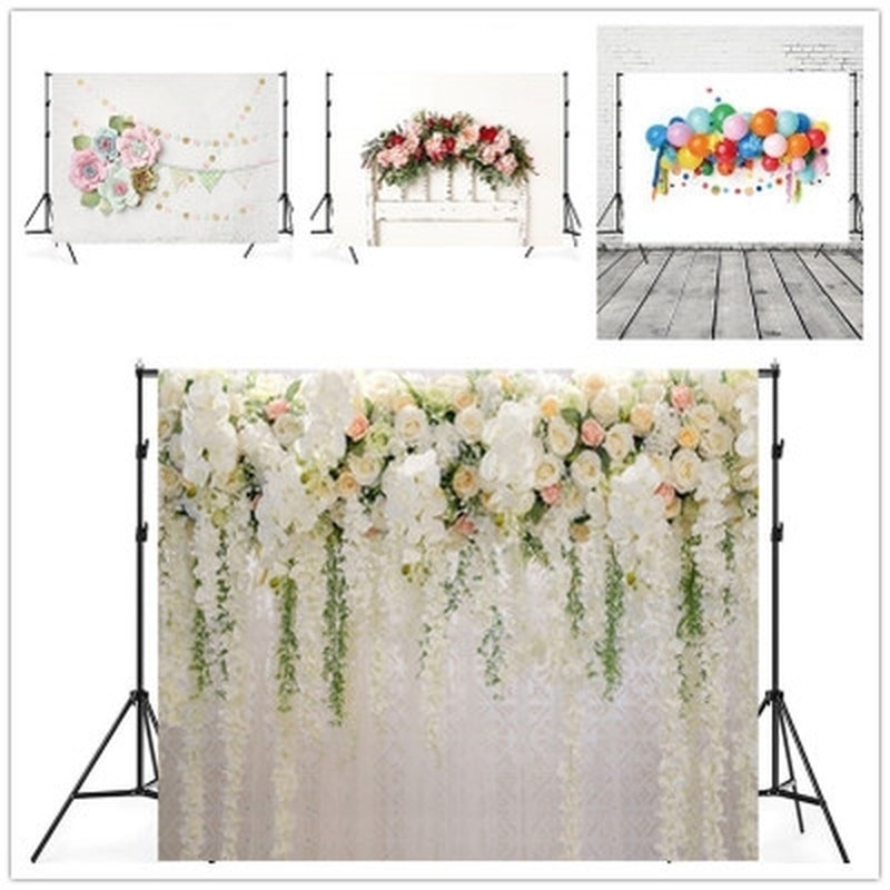 1 stk 210 x 150cm rosenblomst bryllupsfotografering baggrunde væg baggrund klud bryllups scene indretning studio rekvisitter