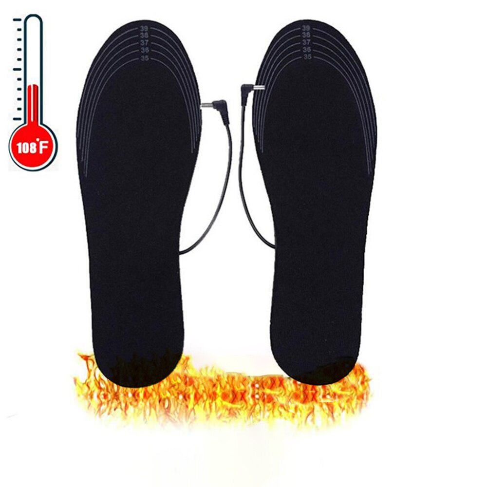 Usb verwarmde schoenzolen, warme sokken, elektrisch verwarmde inlegzolen, wasbare warme thermische inlegzolen, unisex voetwarmers