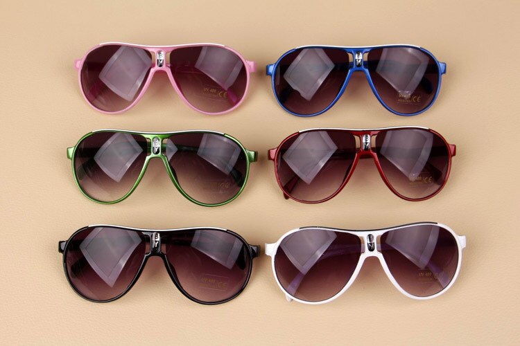 Vintage børn solbriller børn solbriller ovale baby solbriller drenge piger luksus oculos feminino tilbehør  ua400