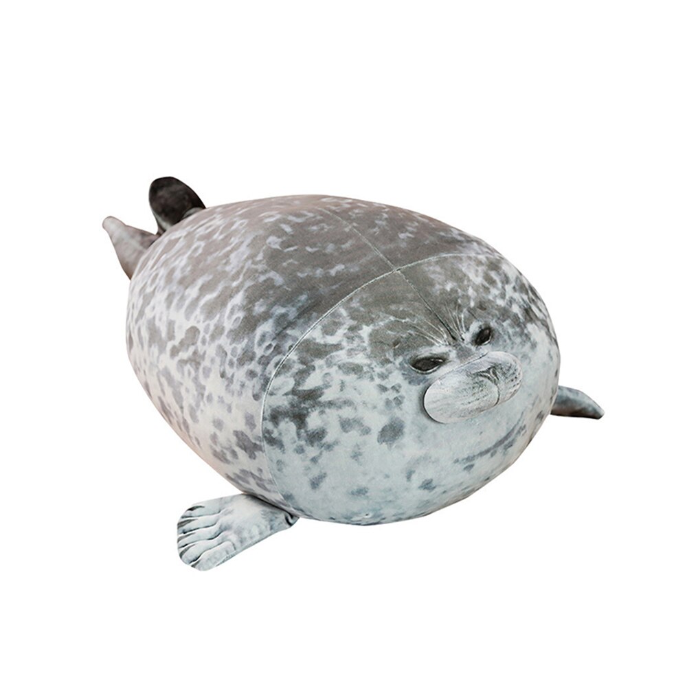 IKAUOIE 60cm Super Soft Osaka Seal Pillow Plush Toy Aquarium Sea Animal Pillow Doll Special For Children