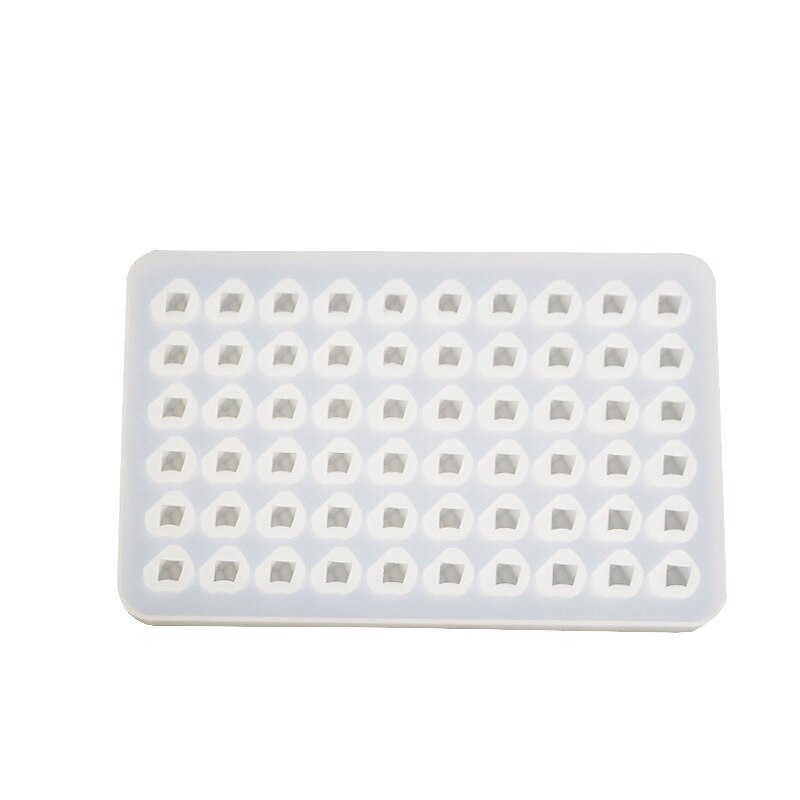 Gør-det-selv støbeform krystal uv epoxy støbeform 60 gitter isterning støbeform uregelmæssige smykker vedhæng diamant silikone støbeforme: Default Title