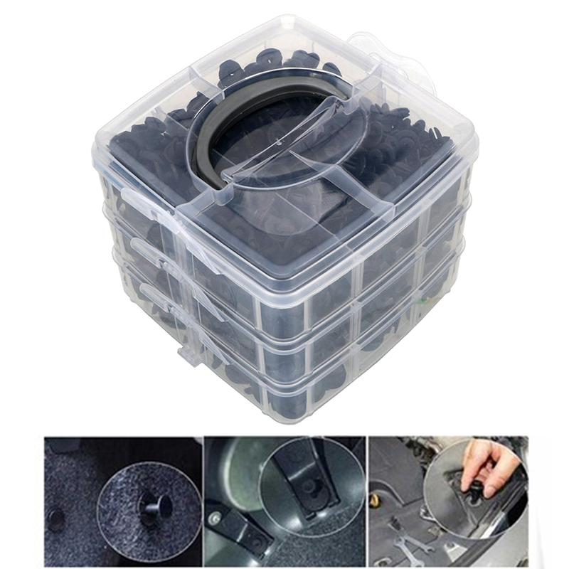 Kit de clips de fixation pour toutes les automobiles, rivets à pression, pour pare-choc, 620, pièces/boîte, clips de fixation de garniture