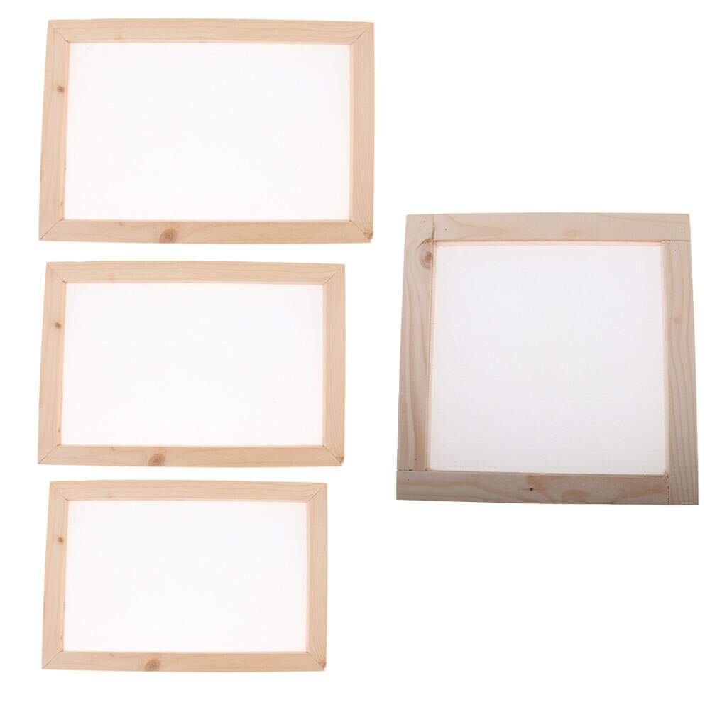 Handmade Paper Art Crafts Screen Frame Ancient Paper Making Method Wooden Paper Making Crafting Papermaking Mould Frame Screen
