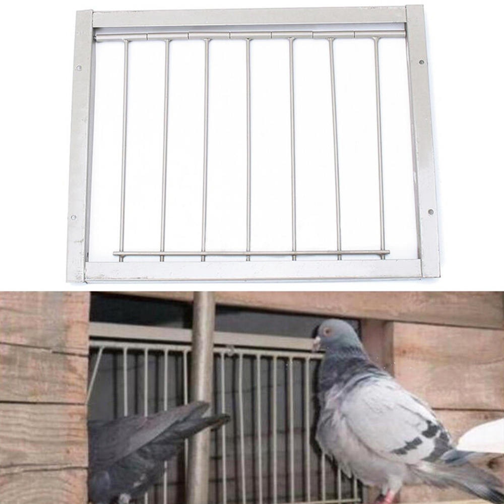 1pcs 30x26cm Wires Bars Frame Racing Pigeon Loft Bird Entrance Tumbler Iron Door