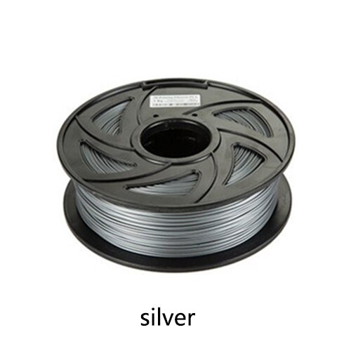 3D Printer Abs Verbruiksartikelen 1.75 Draad 1Kg 3D Printing Filament Fdm: Zilver