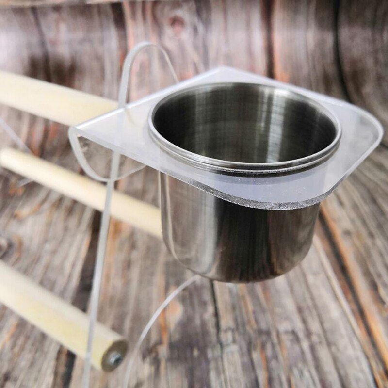 Stand Tripod Small And Medium-Sized Parrot Acrylic Grinding Grab Stand Stand Parrot Desktop Stand Pet Supplies