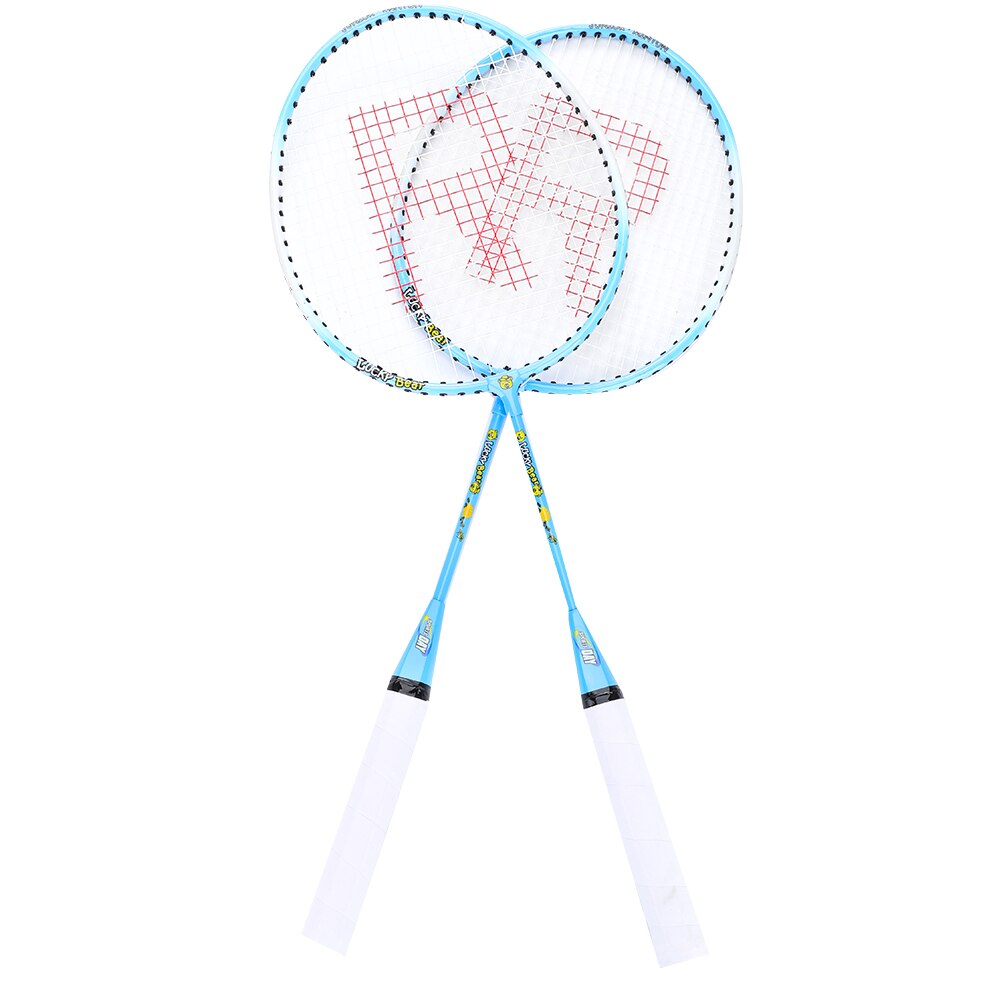 Badminton Rackets Light Weight Ferroalloy Badminton Rackets For Kids Teenager Cartoon Badminton Racket